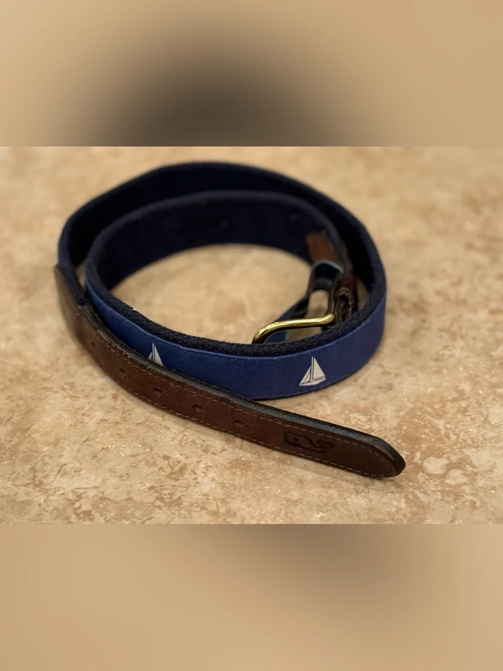 Vineyard vines, sailboat ribbon belt size 30 - Picture 7 of 10
